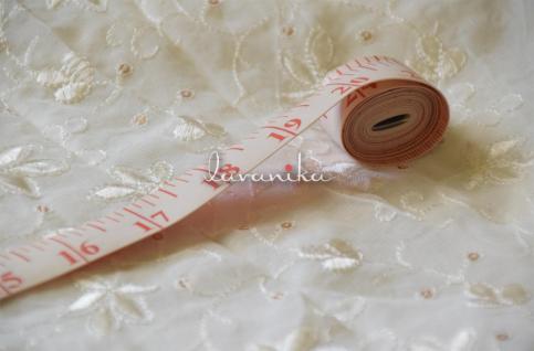 Allover sequin work,Thread Embroidery on Dyeable Georgette Fabric DnoB2324RFD