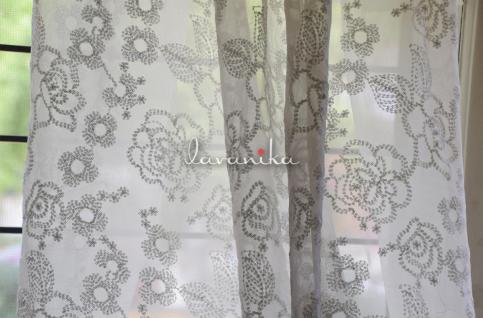 Sequin work Embroidery on Dyeable Georgette Fabric Dno9687SRRFD Silver Sequin