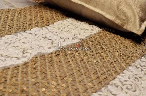 Alternate Sequin work, Thread Embroidery on Georgette Fabric Dno DC32